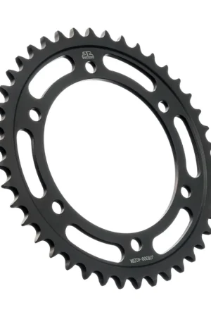 Speciale Aanbieding JT SPROCKETS - REAR STEEL 42T BL, 525 - Sprockets - BLACK ZINC FINISH
